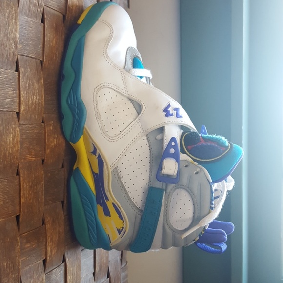 Air Jordan Retro 8 Aqua - Picture 2 of 4